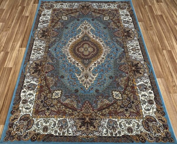 ABRISHIM 3824A BLUE/CREAM